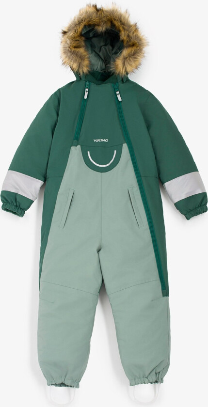 Viking Alv Winter Playsuit Kids Green