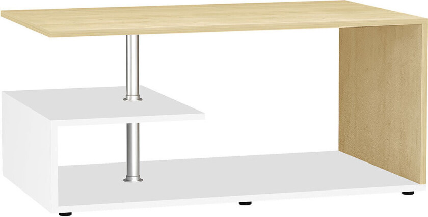 MalisoM sofabord eik dekor, hvit.