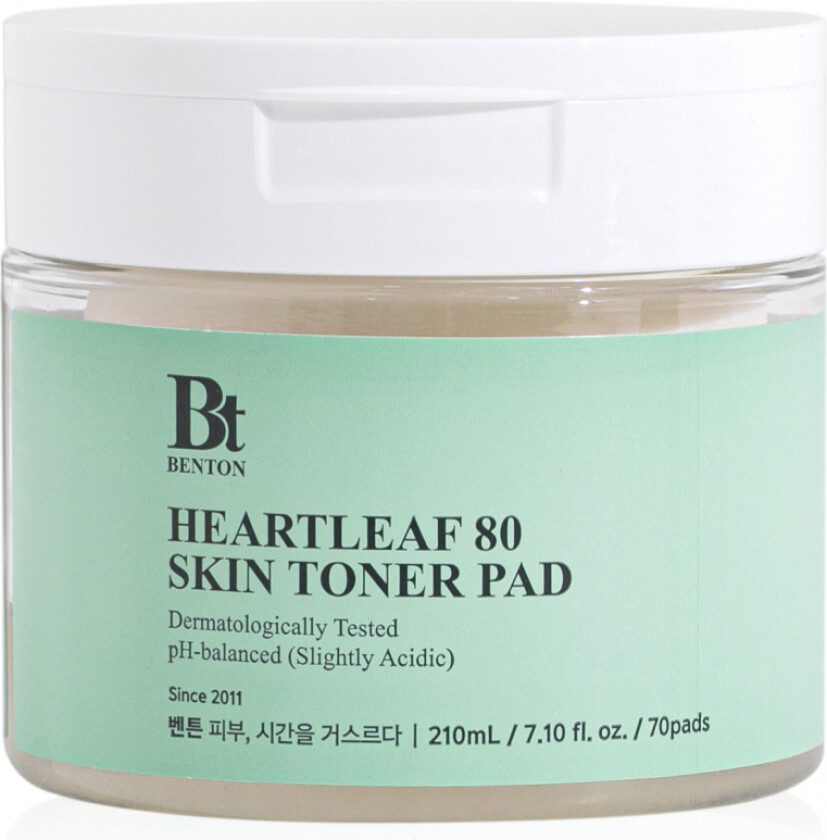 Heartleaf 80 Skin Toner Pads (70 pcs)