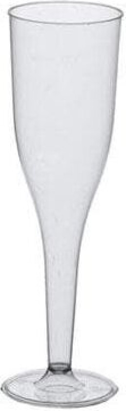 10-Pak Champagneglass i Plast / Plastglass - 100 ml
