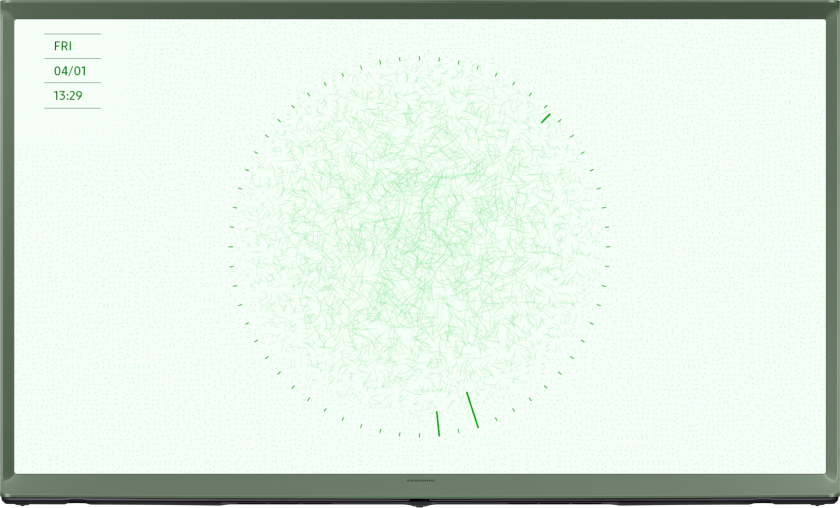 50" The Serif LS01D QLED 4K Smart TV Ivy Green (2024), Ivy Green