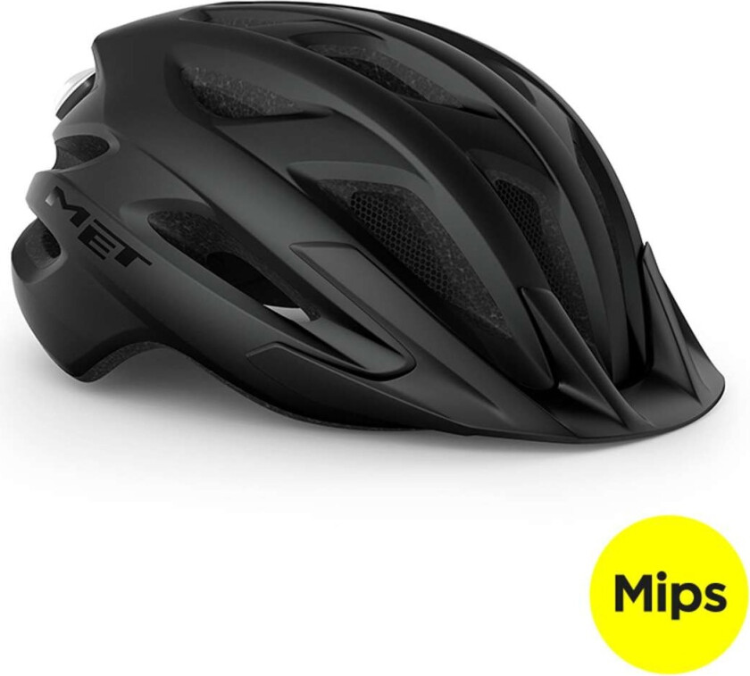 Met Crossover Mips sykkelhjelm med Mips 52-59cm svart