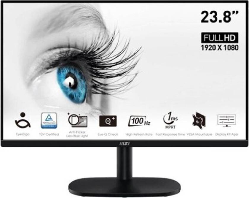 24" MSI PRO MP245VDE - LED monitor - Full HD (1080p) - 23.8"