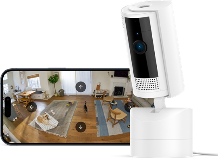 Pan-Tilt Indoor Cam - White