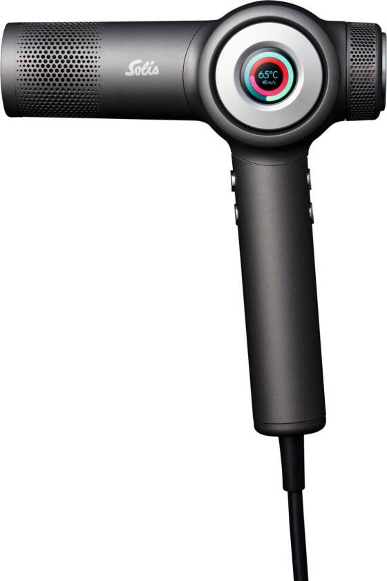 Solis AirVolution Hårføner - 4 programmer, 1600W - Svart