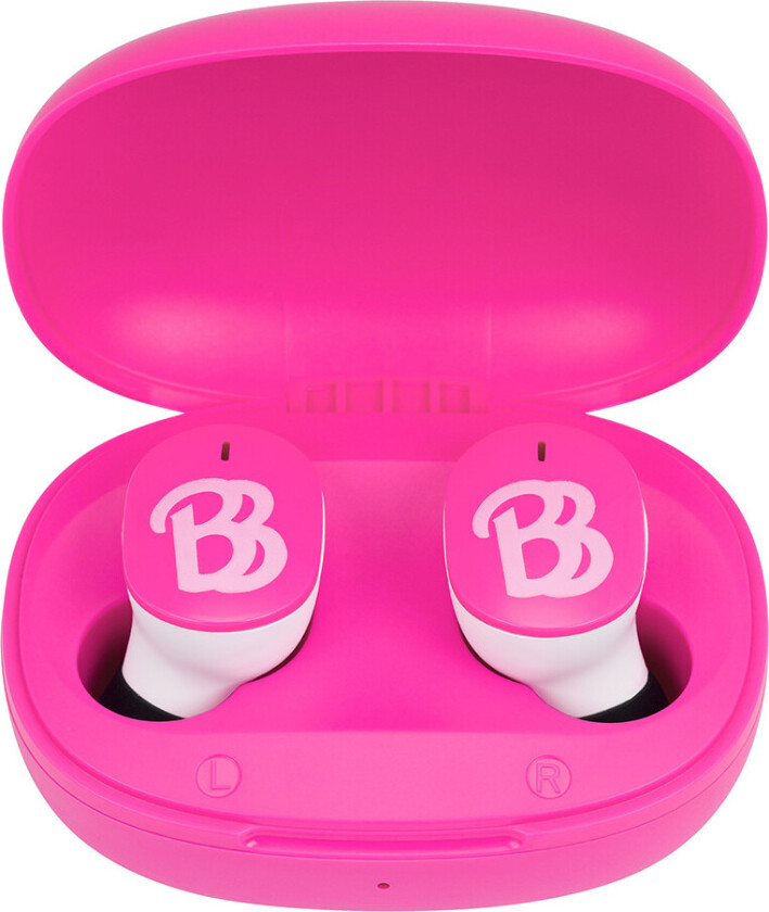 EKids Barbie Ãrepropper - Bluetooth, USB-C, 22 timer - Rosa