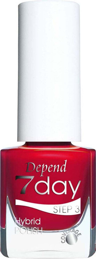 7day Hybrid Polish Exclusive Red - 5 ml