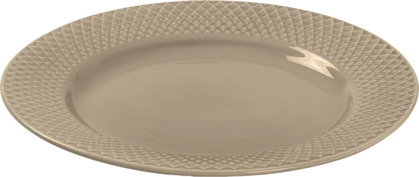 Rhombe Earth frokosttallerken 23 cm, clay