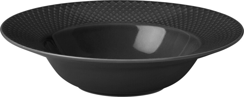 Rhombe Earth dyp tallerken 24,5 cm, slate