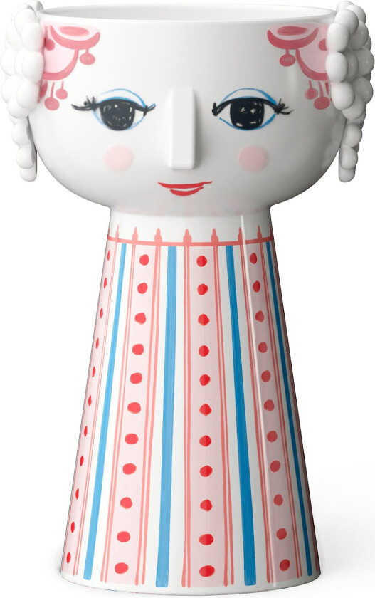 Eva lysestake 14 cm, rød