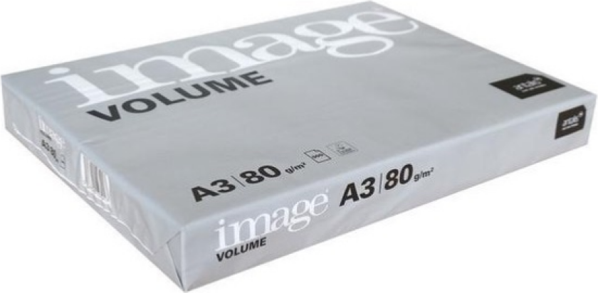Kopipapir Image Volume A3 Hvid 80G - (500 Ark)