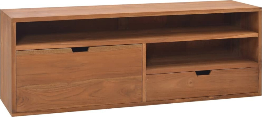 TV-benk 110x30x40 cm heltre teak