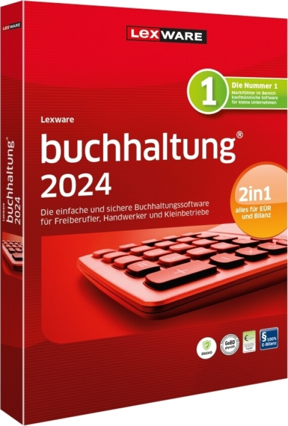 Buchhaltung 2024 - Bokspakke (1 År) - 1 Arbeidsstasjon - Win - Tysk