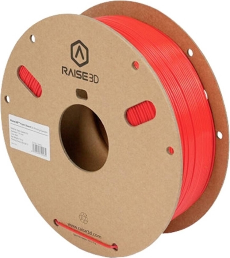 Raise3d Pmra-1019-003 Hyper Speed Pla Filament Pla-Plast 1.75 Mm Rød 1 Stk