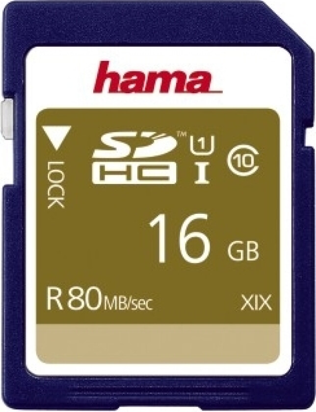 Sdhc 16Gb, 16 Gb, Sdhc, Klasse 10, Uhs-I, 80 Mb/S, Blå