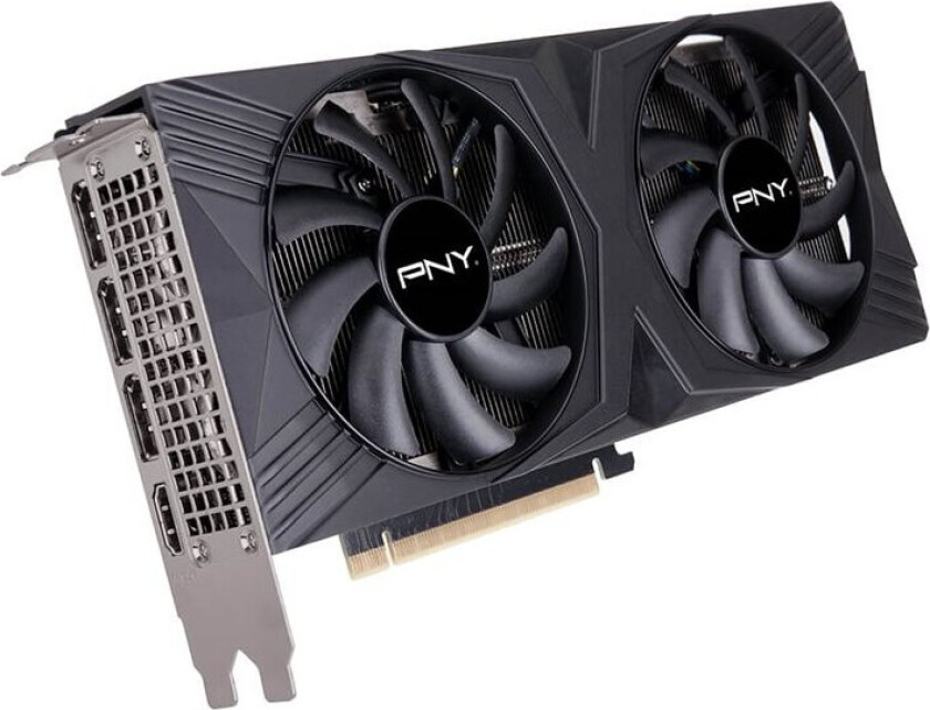 Pny Geforce Rtx 4070 Super 12Gb - Verto Overclocked Dual Fan Edition - Grafikkort - Geforce Rtx 4070 Super - 12 Gb Gddr6x - Pcie 4.0 X16 - Hdmi, 3 X