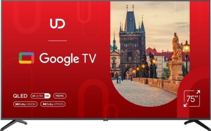 Ud Tv 75" Tv Ud 75Qgu8210s 4K Ultrahd, Q-Led, Dvb-T/T2/C