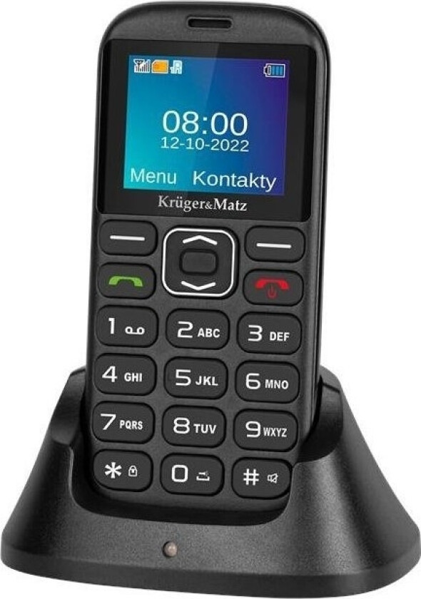 Kruger & Matz Km0921 4,5 Cm (1,77") 72 G Sort, Seniortelefon