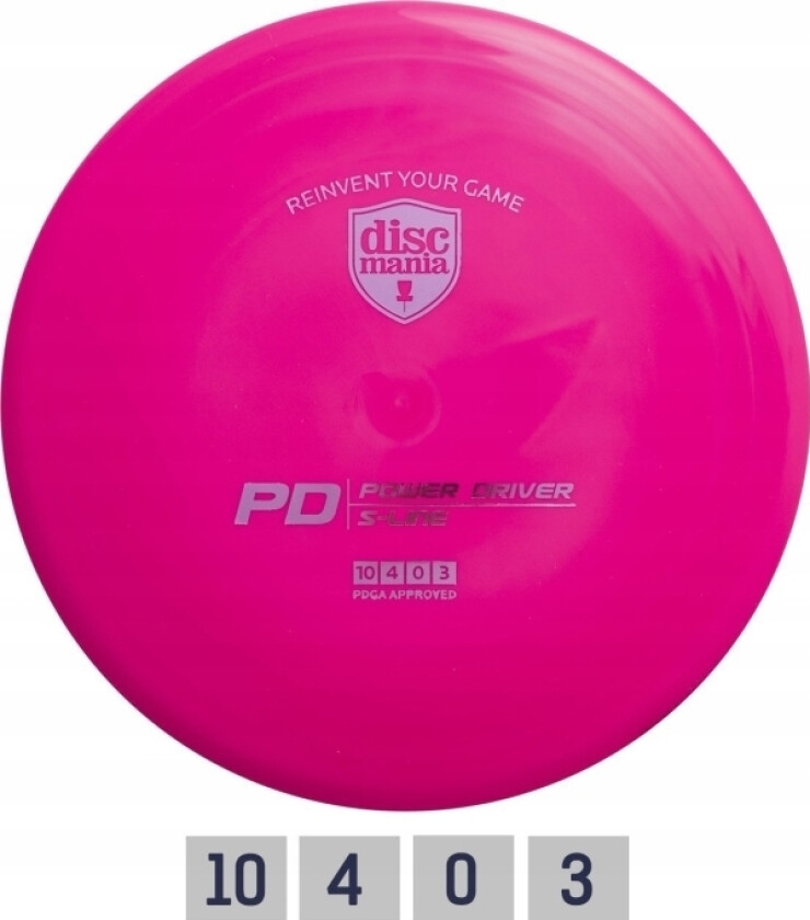 Discgolf Discmania Distance Driver S-Line Pd Hvit 10/4/0/3