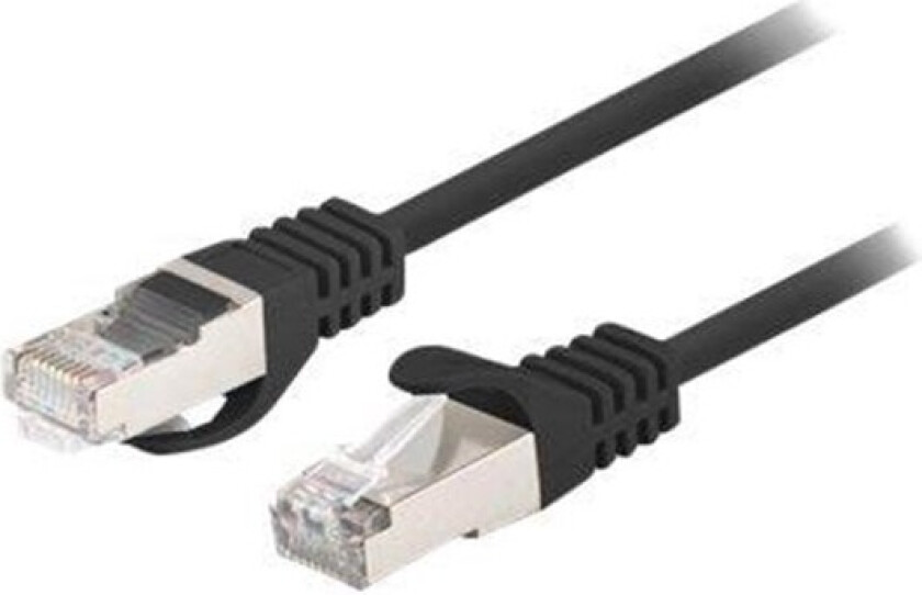 patch cable - 25 cm - black RAL 9004