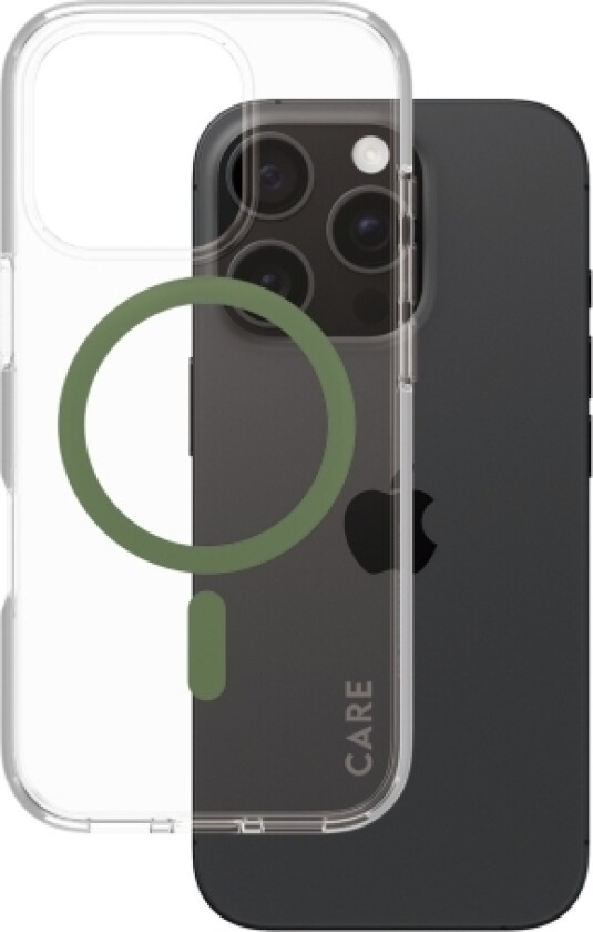 Panzerglass Care Case Flagship Green Magsafe Iphone '24 6.3" Pro