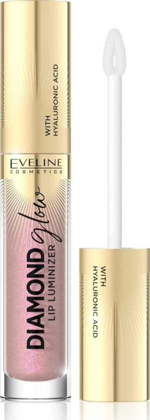 Eveline Coloring Eveline Diamond Glow Lip Luminizer Lipgloss Med Hyaluronsyre Nr. 08 4,5Ml