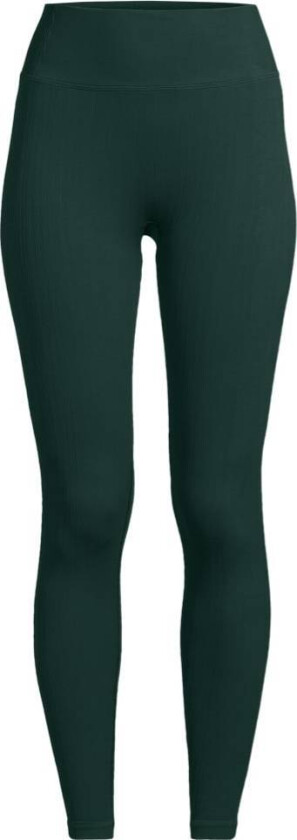 Women's Multi Rib Seamless High Waist Tights Dark Pine M