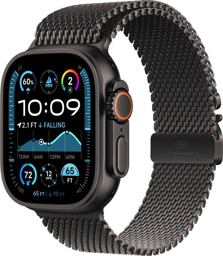 Watch Ultra 2 49mm GPS+CEL (Black Titanium/Black Titanium Milanese Loop) S