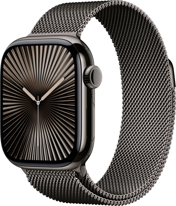 Watch Series 10 GPS+Cellular 46mm Slate Titanium Case with Slate Milanese Loop - M/L