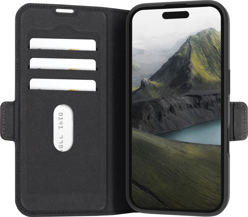 Dbramante1928 Oslo Pro iPhone 16 lommebokdeksel (sort)