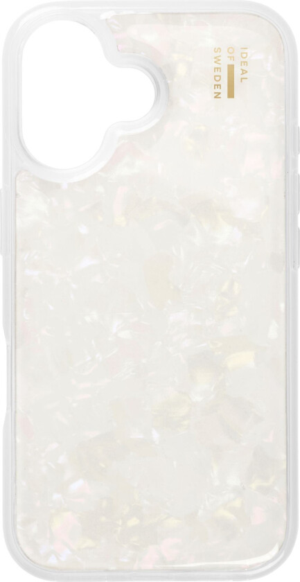 Ideal of Sweden iPhone 16 deksel (pearlized white)