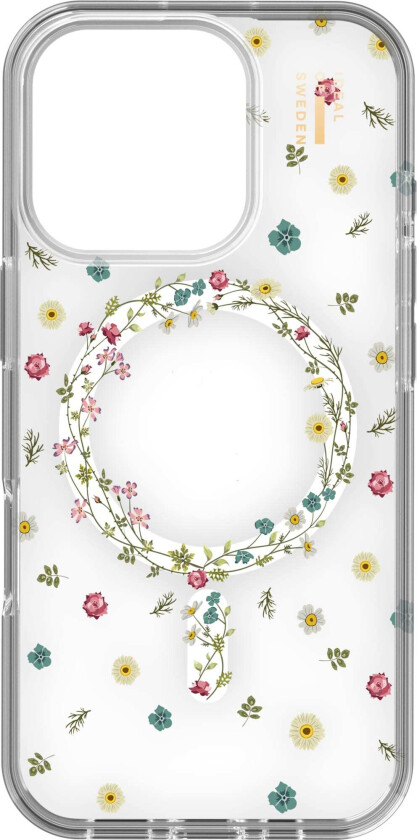 MagSafe Clear deksel for iPhone 16 Pro (floral)