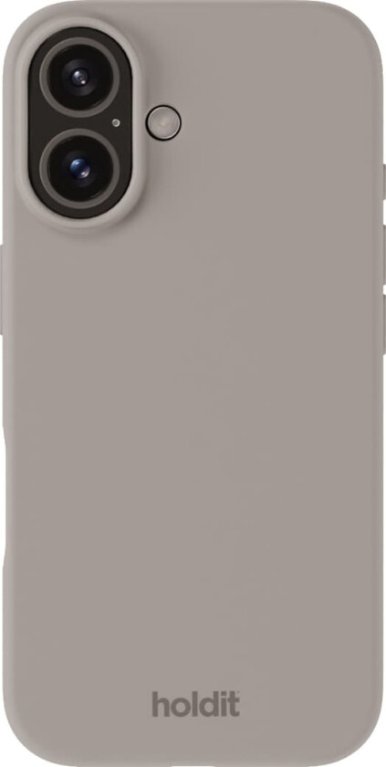 Silicone iPhone 16 deksel (taupe)