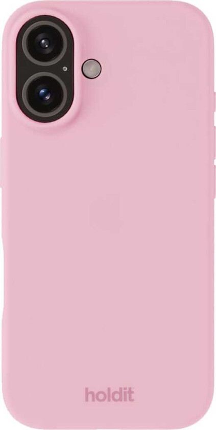 Silicone iPhone 16 deksel (rosa)