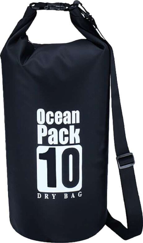 Dry Bag 10L vanntett pakkpose (sort)