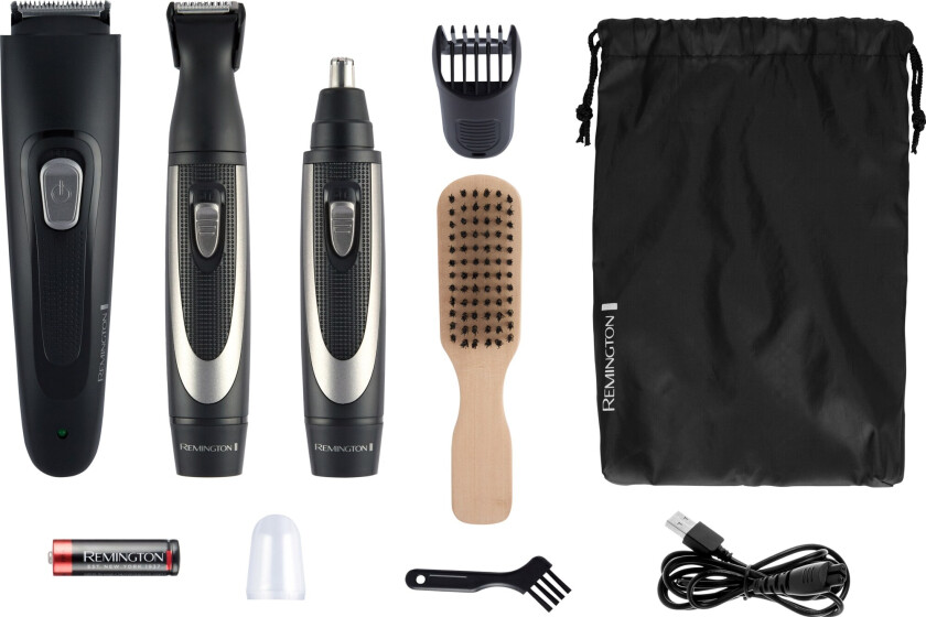 The Works skjeggtrimmersett MB905 (sort)