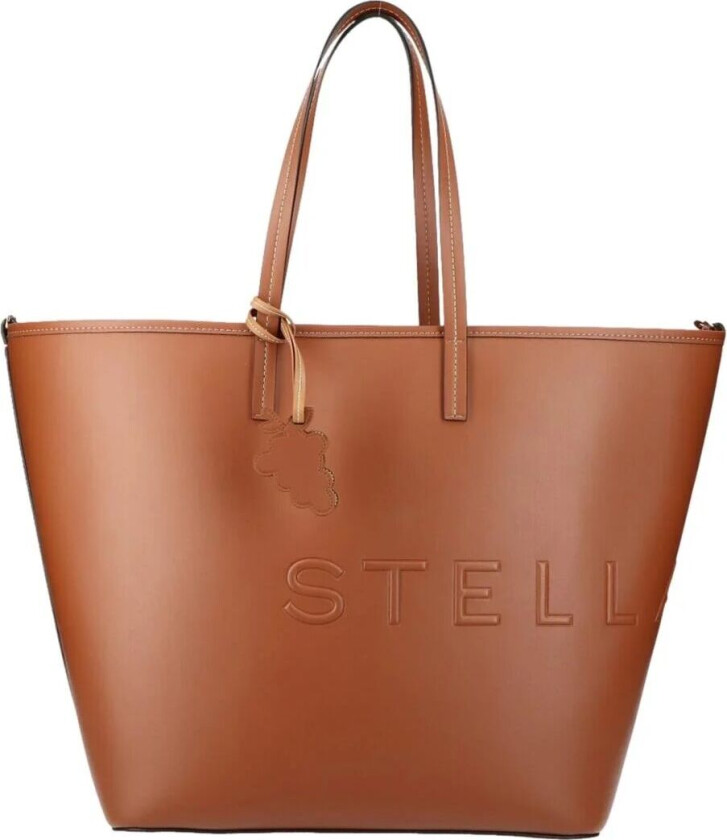 Stella Mccartney Tote Bag Eco Alter Mat Veske Brun Brun female