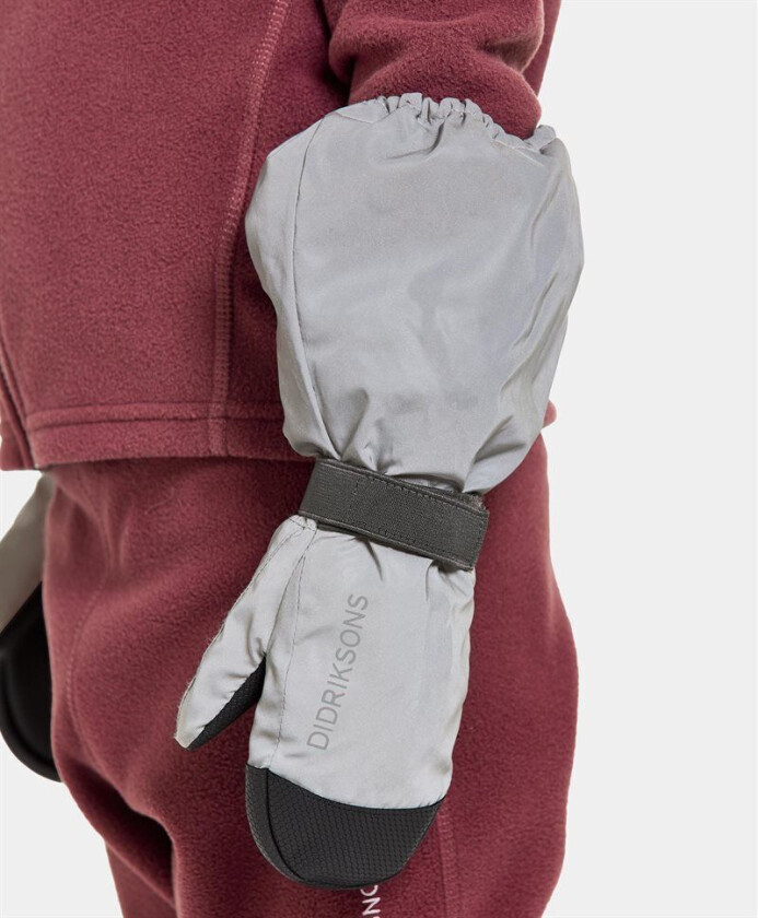 Biggles Refleks Votter Silver 8-10 år