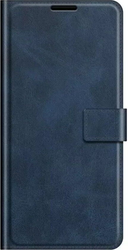 Samsung Galaxy S22+ (Plus) Blankt Kunst Skinn Deksel med Pung - Blå