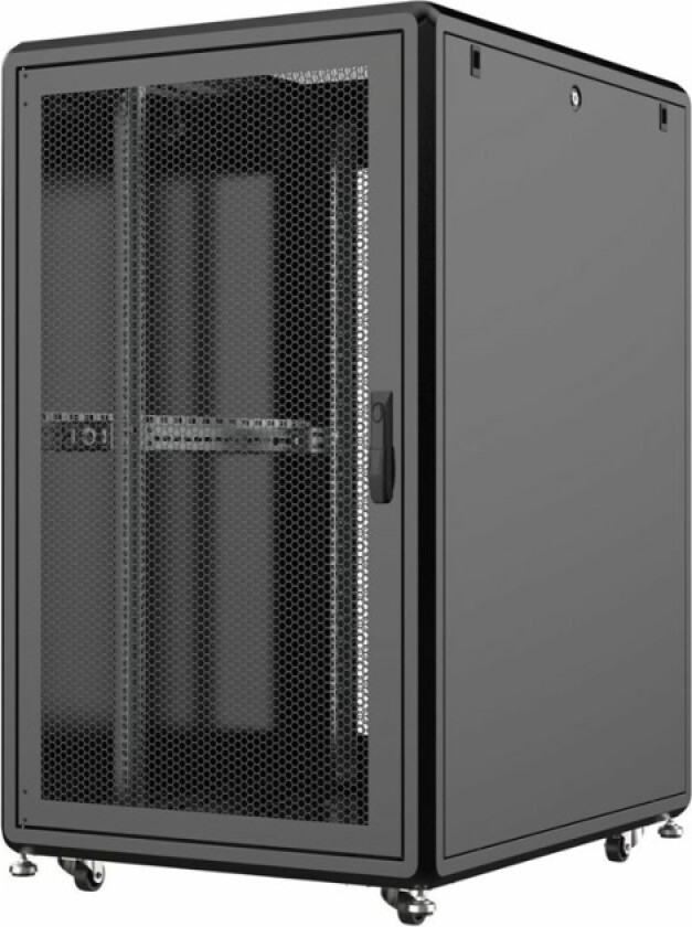 By Logon - Rack Skap - 800 X 1000 Mm, Server Line - Free-Standing - Svart, Ral 9005 - 26U - 19"