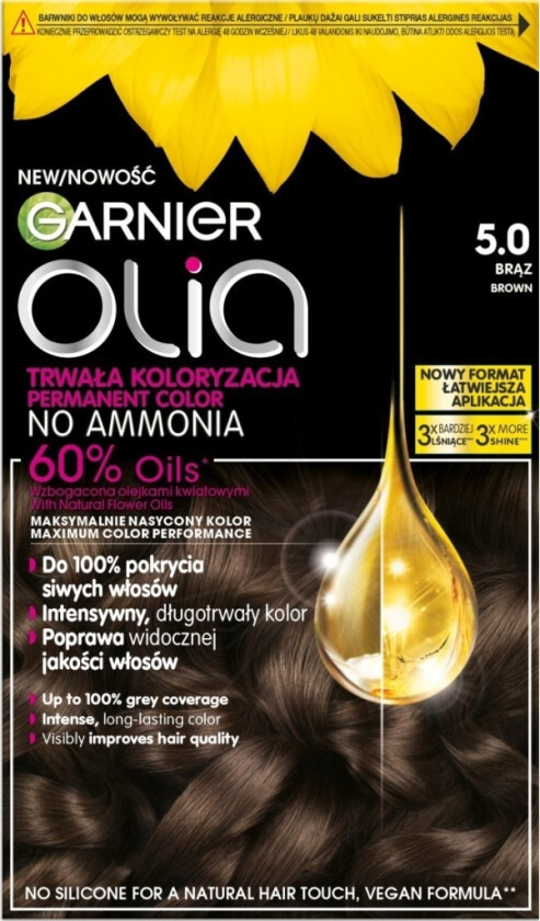 Garnier_Olia Hårfarge 5.0 Brun