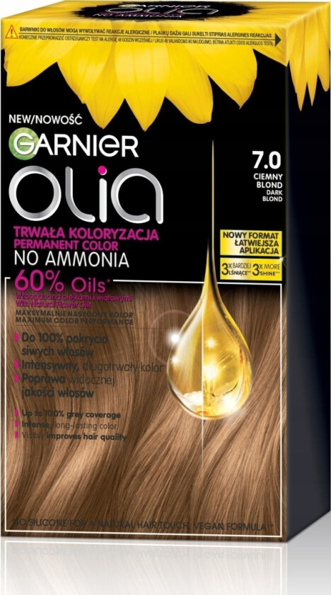 Garnier_Olia Hårfarge 7.0 Mørkeblond