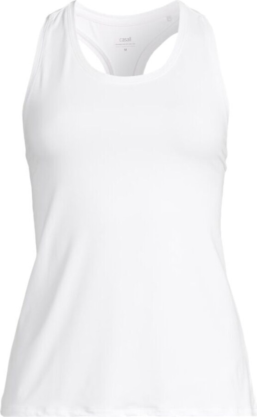 Women's Essential Racerback Tank White L