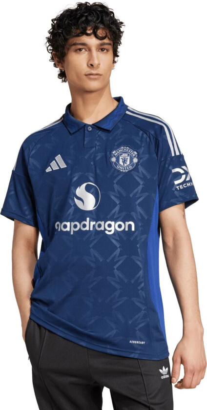 adidas Manchester United Away Jersey 2024/25, fotballdrakt, herre night indigo