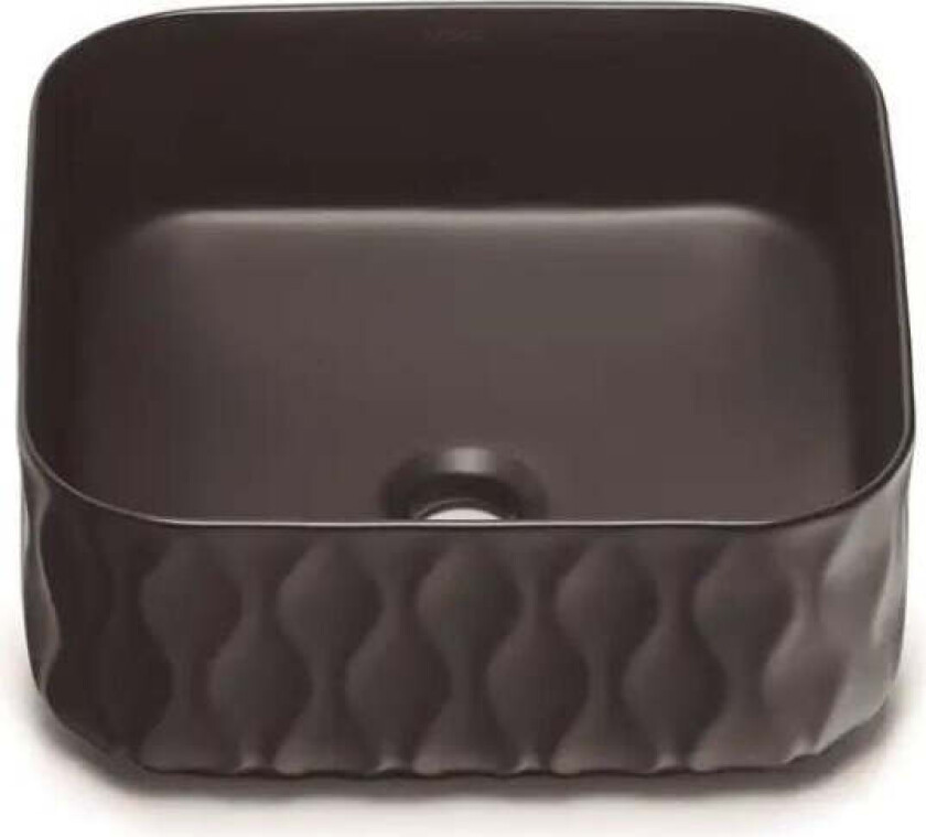 Sand Waves Firkantet Bolleservant Svart Matt