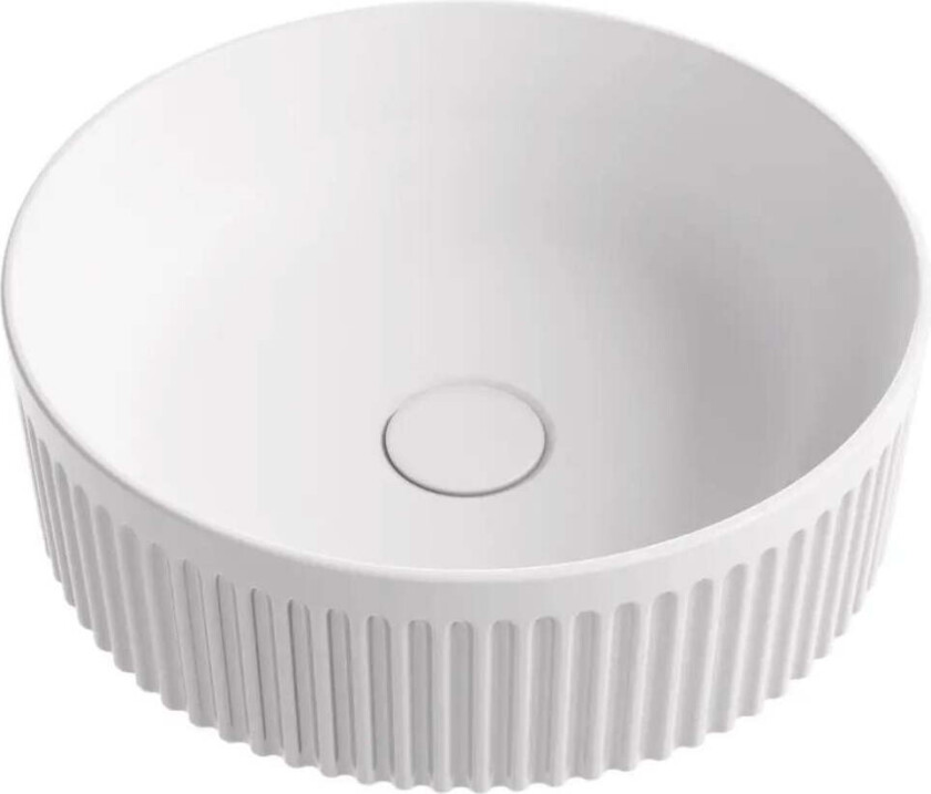 Wadi Rund Bolleservant Hvit Matt