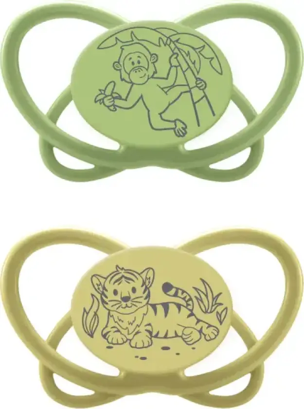 Nip- Smokker Night 2pk 0-6mnd Jungel Grønn