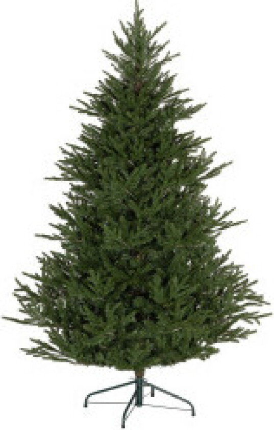 Kunstig juletre, 180 cm juletre med 2380 tips, sammenleggbart metallstativ, til juledekorasjon, grønn