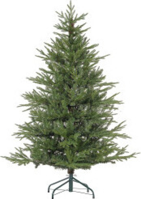 Kunstig juletre, 150 cm juletre med 1724 tips, sammenleggbart metallstativ, til juledekorasjon, grønn