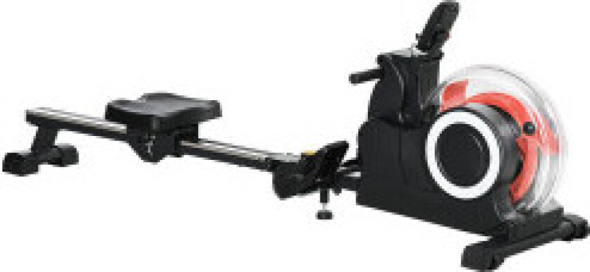 Romaskin til hjemmet, sammenleggbar romaskin med vanntetthet, vannromaskin med LCD-skjerm, nettbrettstativ, hjul